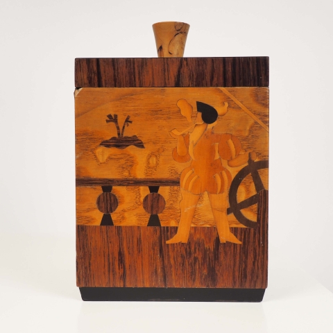 Tobacco box, "Columbus"  by Birger Ekman