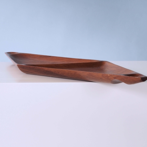 Teak tray by Sigvard Nilsson, Söwekonst
