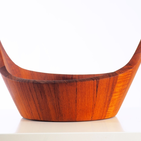 Staved Teak Bowl by Jens H Quistgaard