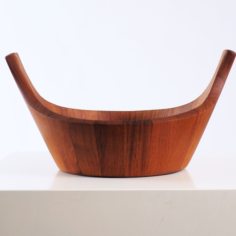 Staved Teak Bowl by Jens H Quistgaard