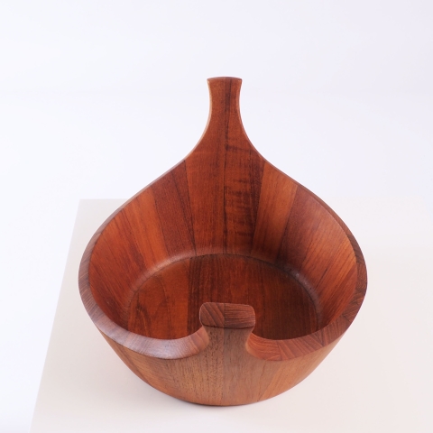Staved Teak Bowl by Jens H Quistgaard