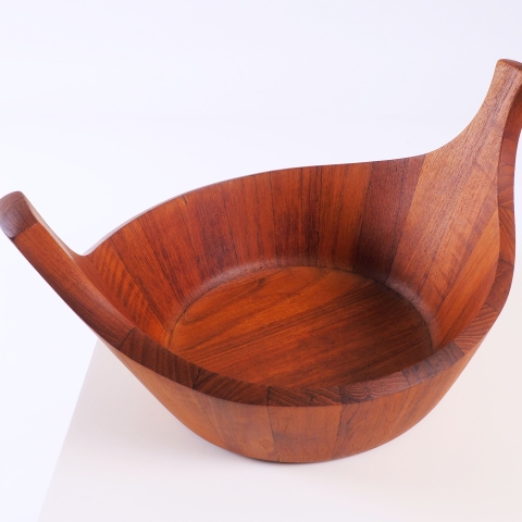 Staved Teak Bowl by Jens H Quistgaard