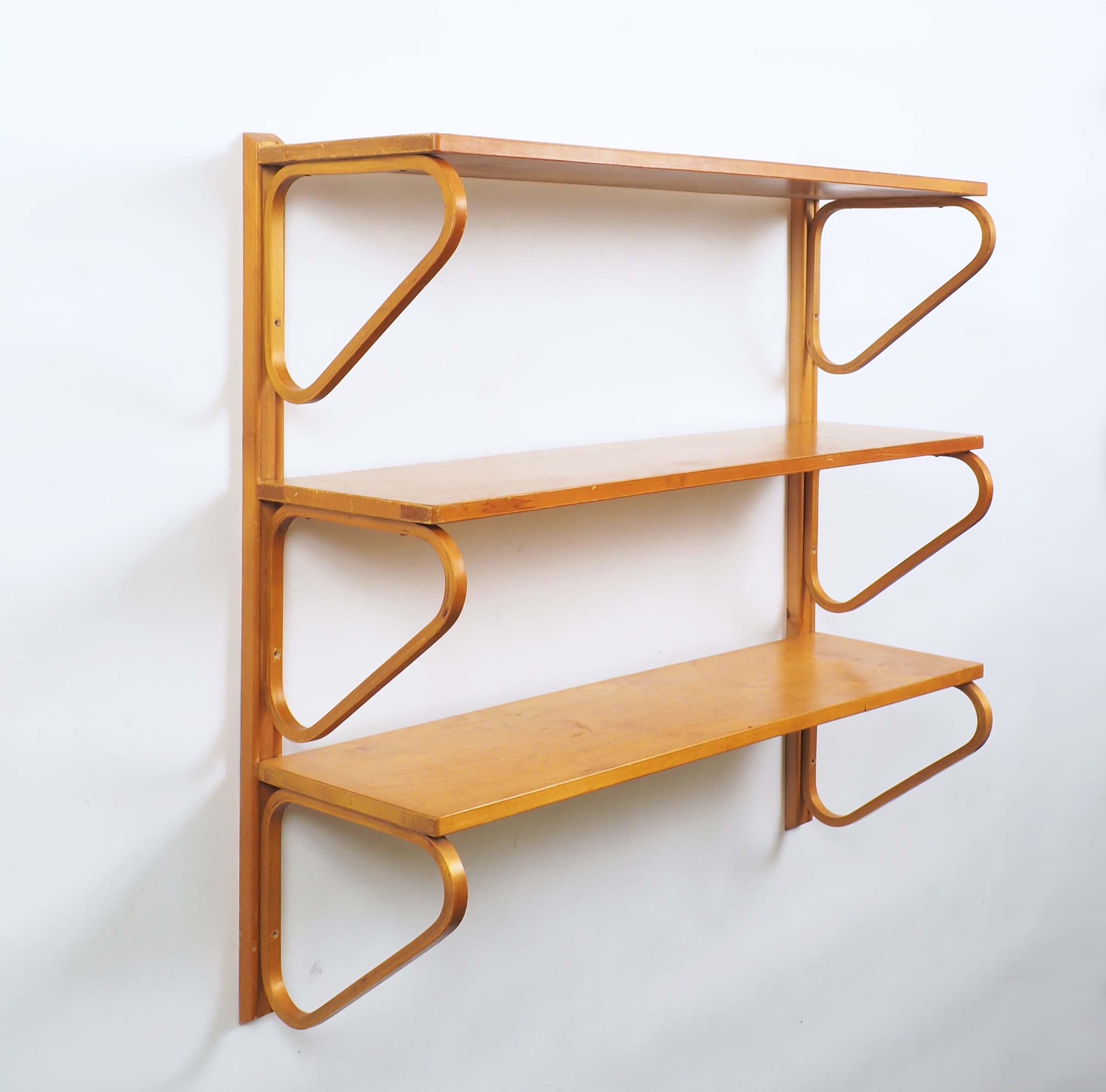 Alvar Aalto Shelves in Birch by Artek, Sweden