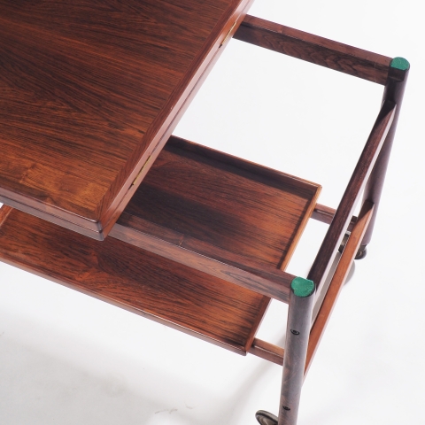 Trolley in rosewood and formica by Kurt …stervig