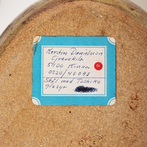 Large Ceramic Bowl by Kerstin Danielsson