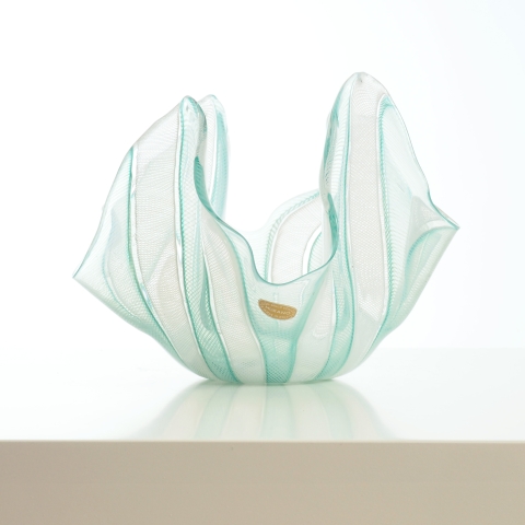 Handkerchief bowl by Archemide Seguso, Murano, Italy