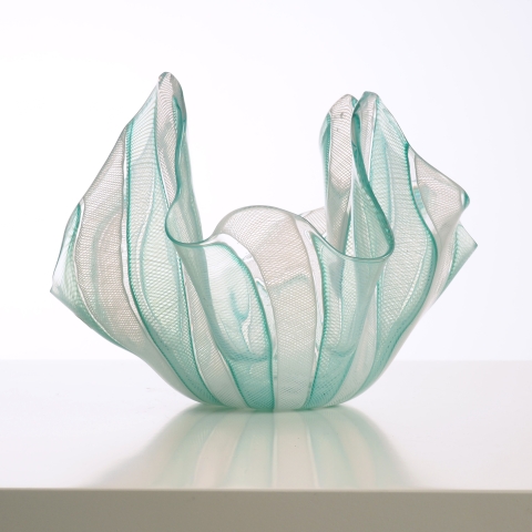 Handkerchief bowl by Archemide Seguso, Murano, Italy