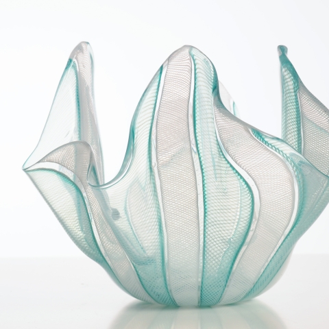Handkerchief bowl by Archemide Seguso, Murano, Italy