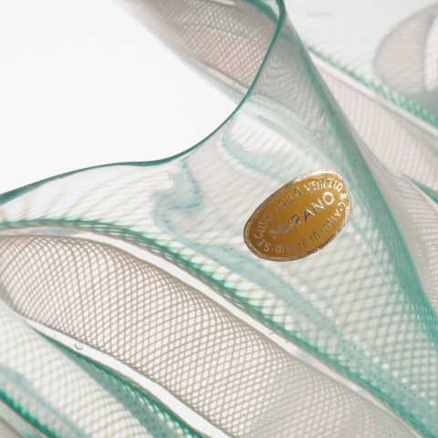 Handkerchief bowl by Archemide Seguso, Murano, Italy