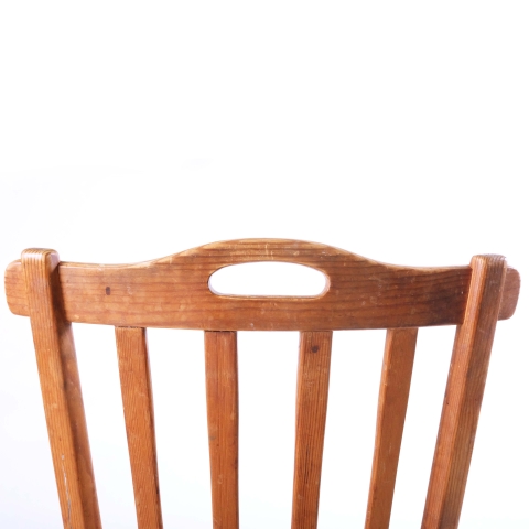 Two Swedish Sport Cabin Chairs in pine by David Rosén for NK, Sweden