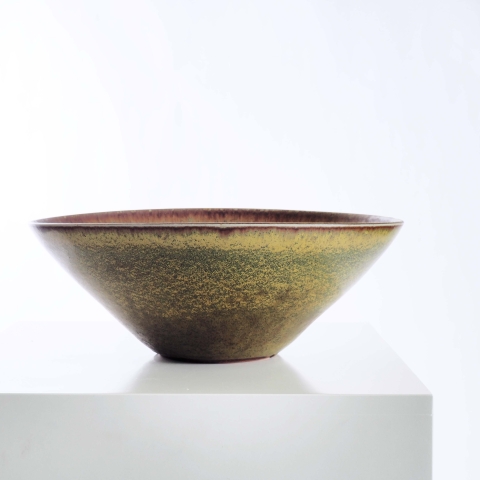 Unique Ceramic Bowl by Carl-Harry Stålhane for Rörstrand, Sweden