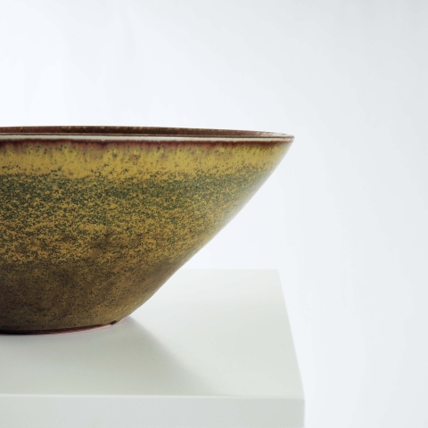 Unique Ceramic Bowl by Carl-Harry Stålhane for Rörstrand, Sweden