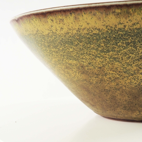 Unique Ceramic Bowl by Carl-Harry Stålhane for Rörstrand, Sweden